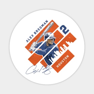 Alex Bregman Houston Stripes Magnet